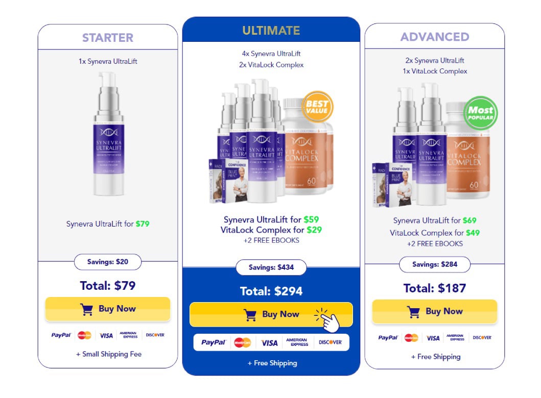 Synevra Ultralift Order Page 1